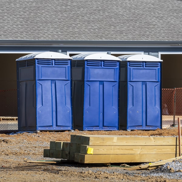 what is the maximum capacity for a single portable restroom in Genoa Nevada